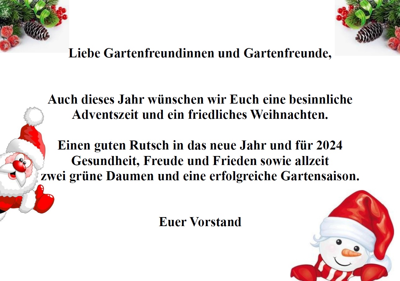 Frohe Weihnachten